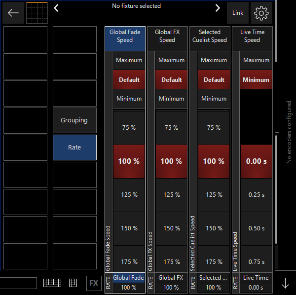 Changing Global Cue Timing