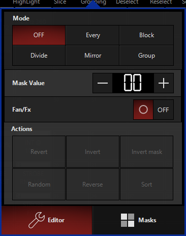 Using the Grouping Tools
